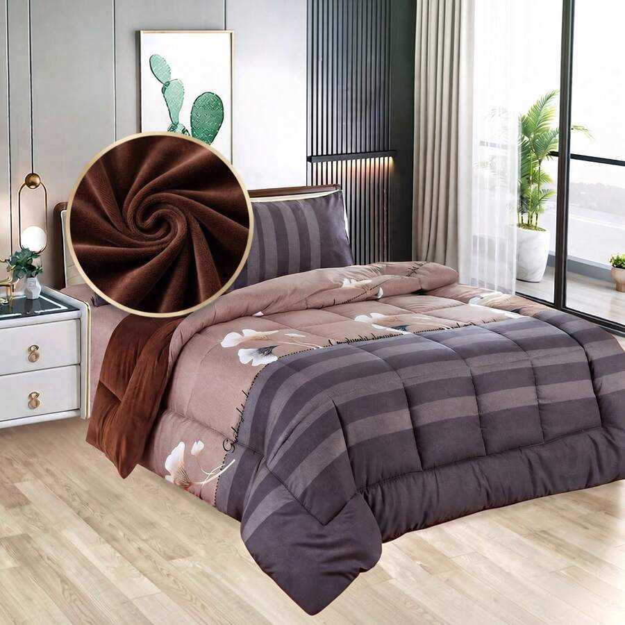 Casaisla Home Collection Comforter Sets - Chocolate Brown - View 1