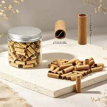 200/100/50pcs 4.3in/11cm Pre-Rolled Brown Filter Tips Rolling Paper | Slow Burning Rolling Paper, Suitable For Smoking, Electronic Cigarettes, Holiday, Valentine's Day, Father's Day, Christmas, Halloween Gifts And Smoking Accessories - Upgraded Pure Wood Pulp - View 13