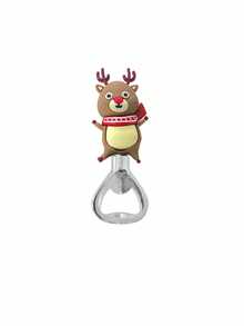 Christmas Reindeer Bottle Opener, Effortless And Easy To Use, Suitable For Parties, Home Bar, Kitchen And Backyard Gatherings, Ultra-Lightweight And Cute, Very Convenient - Multicolor - View 11