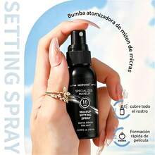 MOPOYAT Makeup Setting Spray – Keeps Your Makeup In Place For Hours Without Smudging Or Getting Oily – Matte Finish, Lightweight, And Non-Sticky – 60ml - Black - View 5