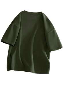 Women T-Shirts - Army Green - View 5