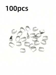 200/88pcs Stainless Steel Lobster Clasp Hook Pendant Connectors, Suitable For DIY Necklace, Bracelet, Earring Connector Clasp Bracelet - DIY - View 16