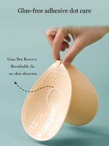 1pc Women's Invisible Adhesive Spaghetti Strap Round Neck Bra, Invisible Lift Bra. Transparent Straps. Soft And Comfortable, Perfect For Camisole, Backless Tops, Party And Daily Wear. - Multi-color - View 8