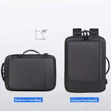 16" Laptop Backpack Waterproof USB Rucksack Large Briefcase Travel Luggage Bag - 43x31x24cm - View 5