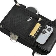 Men's RFID Anti-Theft Crossbody Bag, Lightweight Travel Shoulder Bag, Multi-Pocket Passport Organizer, Suitable For Daily Use - Multicolor - View 5