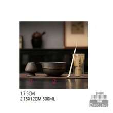 Complete Matcha Ceremony Set, 5 Styles To Choose From, Ceramic Matcha Bowl With Spout, Bamboo Broom And Broom Holder - Multicolor - View 14