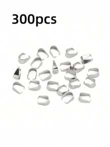 200/88pcs Stainless Steel Lobster Clasp Hook Pendant Connectors, Suitable For DIY Necklace, Bracelet, Earring Connector Clasp Bracelet - DIY - View 19