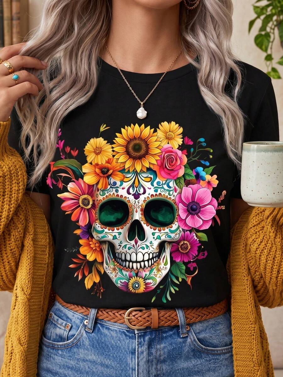 Women T-Shirts - Black - View 1