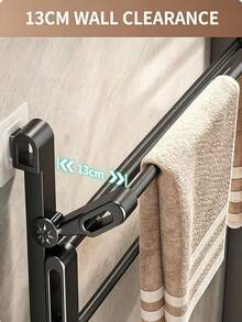 1pc Multi-Layer, No-Drill Shoe Rack Behind Doors; Wall-Mounted Shoe Storage Rack; Foldable Shoe Cabinet With Adjustable Slope; Space-Saving; Suitable For Bedrooms, Dormitories, Hallways, And Apartments. - Multicolor - View 3