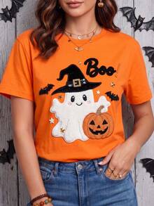 Women T-Shirts - Orange - View 2
