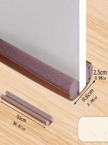 1/2/3 buah - Penggunaan Rumah Tangga - Strip Segel Celah Pintu - Bagian Bawah Pintu yang Senyap dan Tahan Angin, Jendela Tahan Angin & Tahan Air, Sekat Tahan Angin, Sapu Pintu yang Dapat Diatur - Versi yang ditingkatkan - View 3