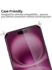 ZYSHI 3pcs Privacy Screen Protector Film, Compatible With IPhone 18Pro/18Pro Max/17/17 Pro Max/17 Air/16 Pro Max/16/16 Plus/15 Pro Max/14/13/12/11 Pro Max/X/XR/XS Max Series. Features Anti-Fingerprint, 9H Hardness, High Transparency, Privacy Protection And Smooth Surface. Suitable For Smartphone Users And Tech Enthusiasts. Phone Accessories - Clear - View 8