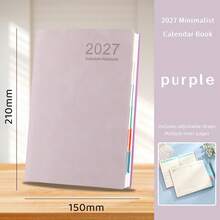 2027 New Calendar Log Self Discipline Check In Time Management One Page 365 Day Plan Book A5 Plan Notebook Learning Start Gift Suitable For Work And Study Supplies Return To Campus - A5 - View 6
