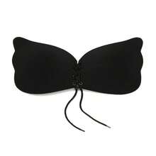 1pc Push-Up Bra, Invisible Bra For Small Chest, Breast Enhancing Bra. Suitable For Backless And Strapless Dresses And Daily Wear. - Black - View 13