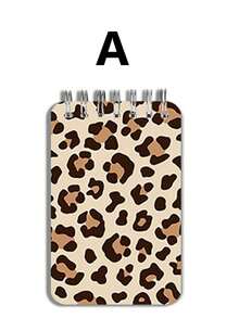 New Leopard Print Mini Loose-Leaf Notebook - Portable Pocket Size, Suitable For Writing, Memo, Diary, Study And Office, Thoughtful Gift For Teachers On Teacher's Day, Also Great Gift For Graduation, Birthday, Back To School Essential, Back To School Season, Back To School Must-Have, Christmas Gift (Mini Size) - Multicolor - View 15