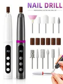 2-In-1 Nail Drill And UV LED Nail Lamp Set, Electric Nail File With Gel Curing Light, Suitable For Nail Art - Multicolor - View 1