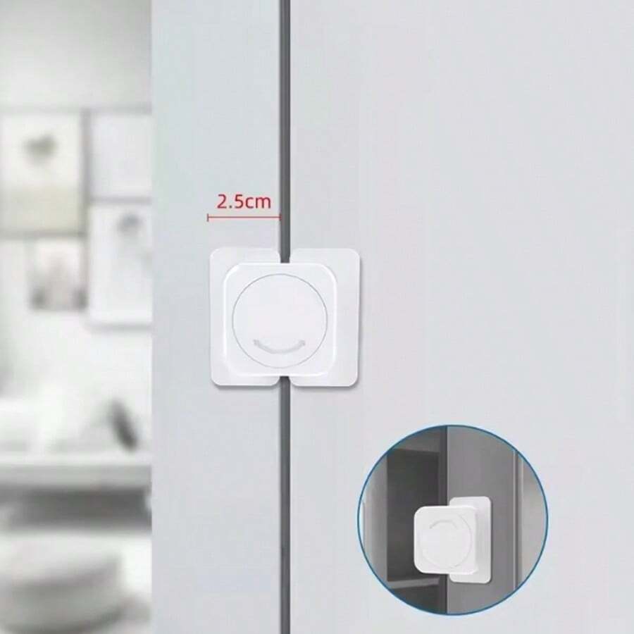 Baby Safety Lock Multi-Function Anti-Opening Cabinet Latch Child Refrigerator Cabinet Door Lock Child Home Security - Multicolor - View 1