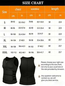 1 pieza Chaleco de compresión de neopreno para hombres, camiseta deportiva sin mangas con cremallera delantera, moldeador corporal con banda de cintura ancha doble ajustable, ajuste elástico, adecuado para entrenamiento en el gimnasio, correr, ciclismo, baloncesto y uso deportivo diario, regalo de Halloween - Multicolor - Ver 4