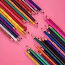 6-Piece Colored Pencil Set - Professional Art Use, Suitable For Sketching/Illustration, Featuring Vibrant Mixed Wax Core | Shock-Resistant Outer Shell With Soft Inner Lining, Ideal For Beginners, Notebooks And Craft Design - Colored Pencils - View 2