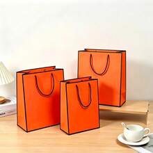 5pcs Handle Gift Bags, Shopping Bags - Gift Boxes - Packaging Boxes, Suitable For Birthday, Bridal Shower, Welcome Party, Etc., Multiple Colors Available, Halloween, Christmas, Perfect For Wedding, Bridesmaid - Multicolor - View 6