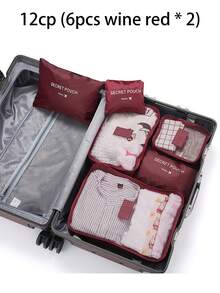 6pcs/Set Foldable Clothes Storage Bags With Handles, Large Capacity Quilt Blanket Clothing Storage Bags, Suitcase Compression Packing Bags, Bed Under Dorm Moving Seasonal Storage Organizer, Back To School College Dorm Essentials, Christmas Seasonal Home Storage Multi-Size Combination, Suitable For Multiple Scenarios - Multicolor - View 25