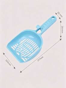 2/1pc Cat Litter Scoop, Long‑Handle Hollow‑Out Plastic Cat Poop Shovel, Large‑Hole Sifting Kitty Litter Cleaner, Non‑Slip Handle Pet Waste Scooper, Cat Sand Cleaning Tool For Indoor Cats Cat Accessories Cats Stuff Poop Scoop Christmas - Multicolor - View 12