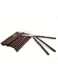 16pcs Brown Handle Gold Plated Crochet Hooks With Caps - Crochet Knitting Tools - Multi-color - View 6