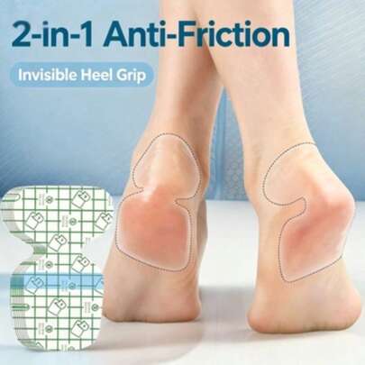 30/20/6 pièces Patch hydratant invisible pour talon - Coussin respirant pour talons secs et gercés, réparation hydratante, matériau doux, sans colle requise, idéal pour les cadeaux de vacances et les cadeaux de fête
