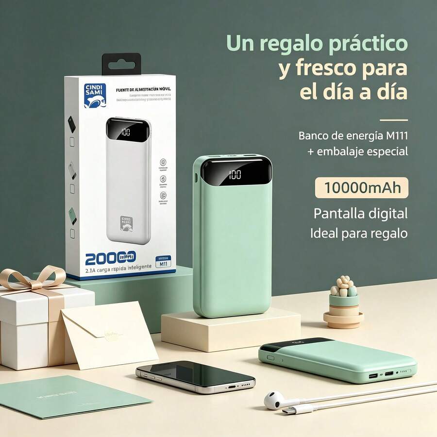 10000mAh con pantalla digital, control visible en cada carga - Tipo de Enchufe A Japonés (100V) - Ver 1
