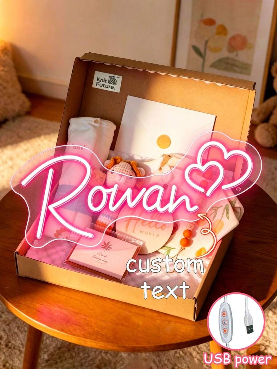 Custom Name Neon Signs, USB-Powered, Perfect For Wall Decor, Parties, Halloween, Christmas Decor Home, Bedrooms, Weddings, Birthdays, And Game Rooms - Multicolor - View 1