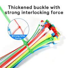 200pcs Random Color DIY Plastic Zip Ties Bird Nest Building Educational Toy, Boredom Relief, Chewing & Foraging Enrichment Accessory, Nesting Material For Parrots, Small Parrots, Cockatiels, Lovebirds And Other Small Pet Birds Cage Play - View 7