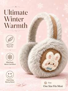 1pc Autumn/Winter Thermal Lined Thick Ear Muffs, Warm & Cold-Proof Ear Protectors - Multicolor - View 2