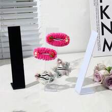 Acrylic White Black Transparent Hair Clip Display Stand Premium Hair Clip Storage Organizer Jewelry Rack Hair Accessory Holder - Multicolor - View 9