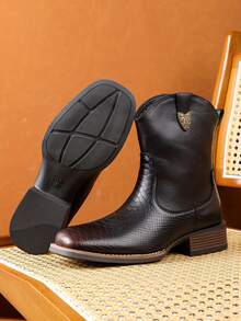 New Fashion Men's Northwest Style Boots - Black Brown - View 12