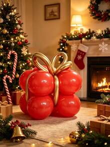 Set Kotak Hadiah Balon Natal 40/55pcs, Termasuk Balon Lateks Aneka Warna dan Balon Ajaib, Dekorasi DIY, Pajangan Pohon Natal, Pesta Liburan, Malam Tahun Baru, Pesta Natal di Rumah - Beraneka warna - View 5