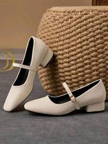 Women Flats - Beige - View 3