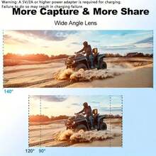 1080P HD Action Camera, 2-Inch LCD Screen, 140° Wide Angle, Digital Image Stabilization, Rechargeable Battery, Suitable For Bicycle And Helmet Mounts, Suitable For Cycling, Vlog And Outdoor Recording (MP4 Format), 1050mAh Battery, Long Battery Life - View 10