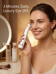 AXH. New Ultrasonic Eye & Face Massager Lip & Face Massage Skincare Pen, Caring For Eye Health & Beauty - White - View 1