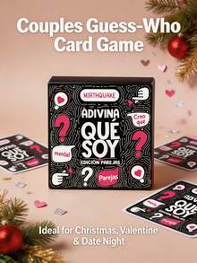 Who I Am? Couples Card Game – 50 Description-Based Clue Cards For Date Nights And Romantic Evenings – Fun 2-Player Activity Where Partners Describe, And Connect – Great Icebreaker For Couples - Multicolor - View 4