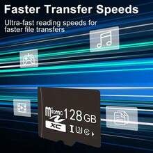 1 PC 512GB/256GB/128GB/64GB/32GB/16GB High-Speed Flash TF Card With Adapter - U3 C10 Memory For Tablet, Camera, Mobile Phone, Laptop, PC, Car Audio, Game Console - Aesthetic Memory Card Design | Durable Construction, Memory Cards For Digital Camera - Adapter Set - View 4