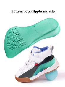 1 Pasang Sol Dalam Sepatu Olahraga Unisex Penopang Lengkungan Kaki Stabil Sepanjang Kaki, Bantalan Sepatu Penyerap Guncangan, Perlindungan Kaki, dan Anti-Torsi untuk Keseimbangan - Hitam dan hijau - View 5