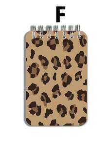New Leopard Print Mini Loose-Leaf Notebook - Portable Pocket Size, Suitable For Writing, Memo, Diary, Study And Office, Thoughtful Gift For Teachers On Teacher's Day, Also Great Gift For Graduation, Birthday, Back To School Essential, Back To School Season, Back To School Must-Have, Christmas Gift (Mini Size) - Multicolor - View 12