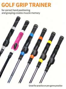 Golf Grip Trainer, Golf Training Grip, Golf Grip Set, Golf Club Grip, Golf Club Grip Trainer For Correct Hand Position - Multicolor - View 4