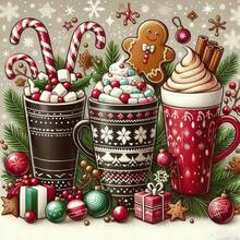1PC DIY 5D Diamond Painting Kit Christmas Theme Pattern - Round Full Diamond Art Mosaic Craft, Home Wall Decor, Unframed - No Frame - View 9