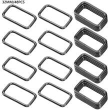48pcs Durable Alloy Rectangular Buckles (2 Sizes) Suitable For Shoes, Belts, Bags, Accessories And DIY Craft Projects - 48 Pieces - View 8