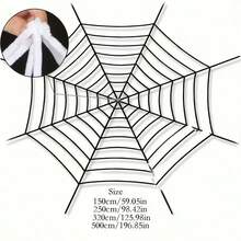 1pc Giant Spider Web Halloween Decoration, Suitable For Outdoor/Indoor, Yard/Home/Costume Party/Haunted House Decoration, Outdoor Decoration, Suitable For Yard, Haunted House, Window, Party, Porch, Indoor/Outdoor Universal Decoration - Multicolor - View 10