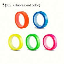 5 Rolls/Pack Color Index Marker Stickers, Removable Fluorescent Colored Labels, Semi-Transparent, Suitable For Reading, Learning, Home, Office, School - one-size - View 12