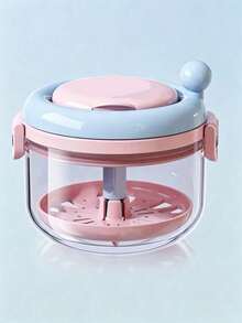 Dopamine 2-In-1 Manual Hand-Crank Denture Cleaner With Mirror, Children's Orthodontic Retainer And Denture Storage Box - Hand-cranked Braces Cleaner - View 18