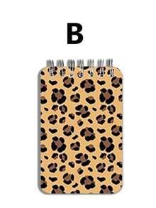 New Leopard Print Mini Loose-Leaf Notebook - Portable Pocket Size, Suitable For Writing, Memo, Diary, Study And Office, Thoughtful Gift For Teachers On Teacher's Day, Also Great Gift For Graduation, Birthday, Back To School Essential, Back To School Season, Back To School Must-Have, Christmas Gift (Mini Size) - Multicolor - View 11