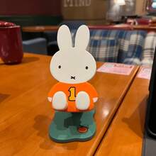 Official Authorized Miffy Foldable Phone Stand Blind Box, Cute Rabbit Character Phone Holder, ABS And Silicone Material Foldable Phone Stand, Cute Style Desktop Phone Holder, Portable Adjustable Smartphone Stand, 1 Random - Multicolor - View 4
